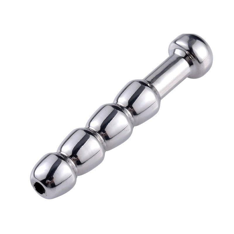 Stainless steel metal expansion plug, silver urethral toy for men.