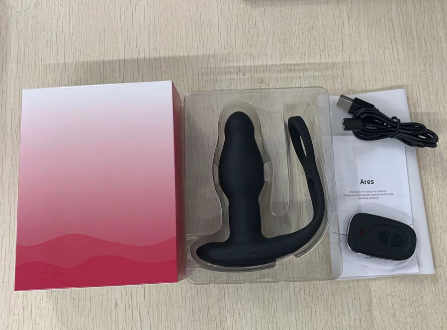 LEVETT Anal Plug Vibrator with Remote Control