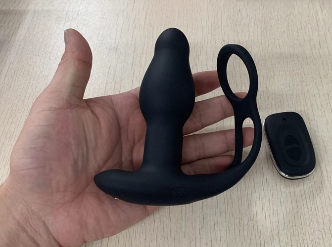 LEVETT Anal Plug Vibrator with Remote Control