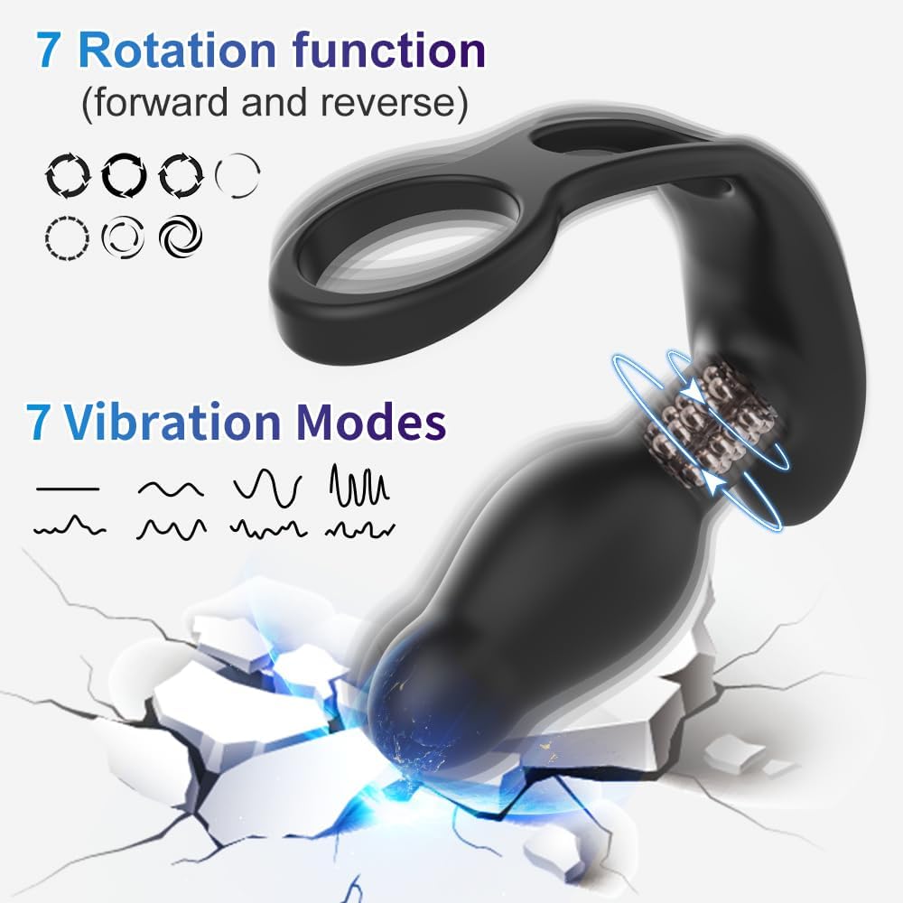 LEVETT Anal Plug Vibrator with Remote Control