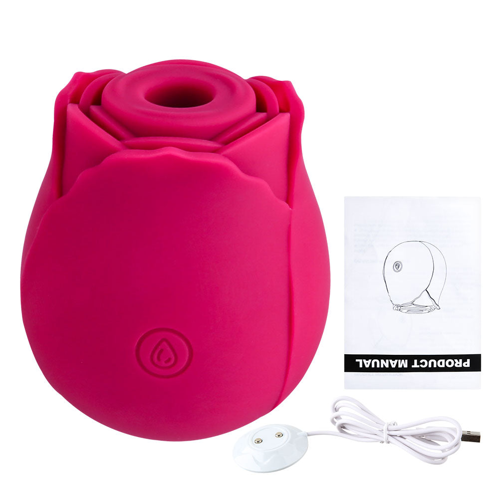 Rose Shape Sucking Vibrator