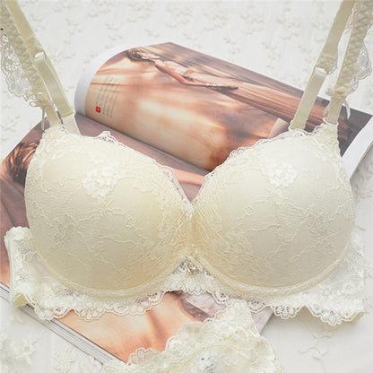 Lace Set Push up Bra And Panty