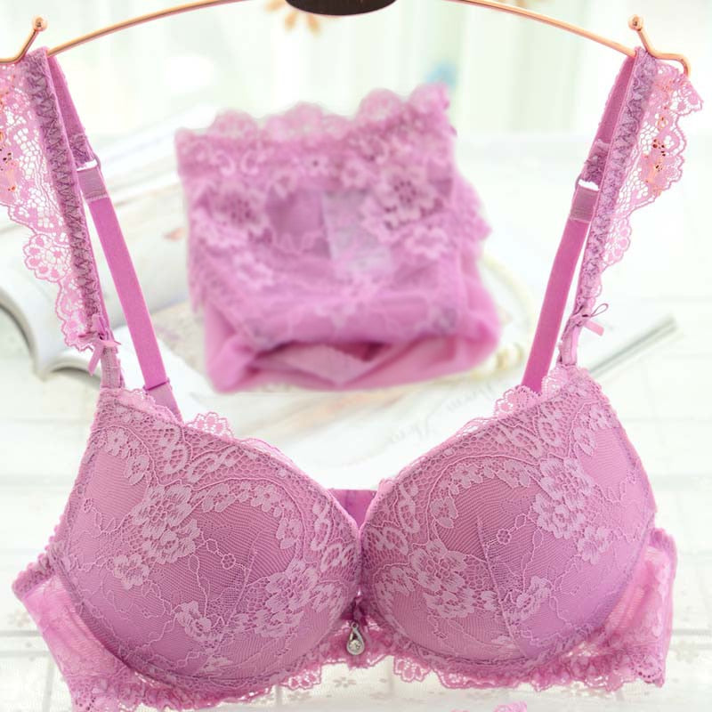 Lace Set Push up Bra And Panty