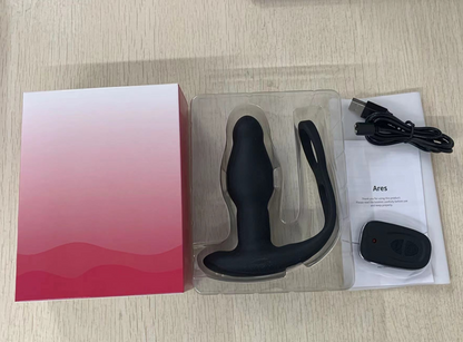 LEVETT Anal Plug Vibrator with Remote Control